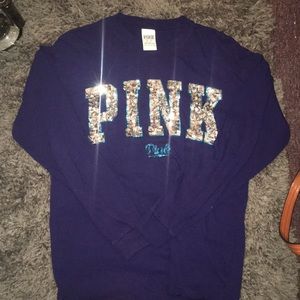 VS PINK long sleeve crew XS